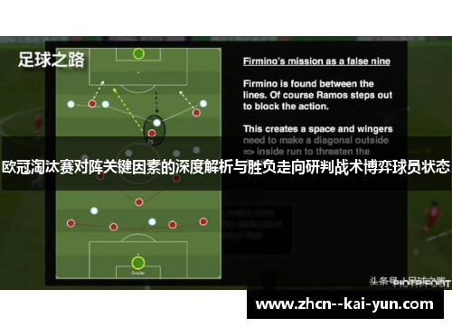 欧冠淘汰赛对阵关键因素的深度解析与胜负走向研判战术博弈球员状态 欧冠淘汰赛对阵关键因素的深度解析与胜负走向研判战术博弈球员状态